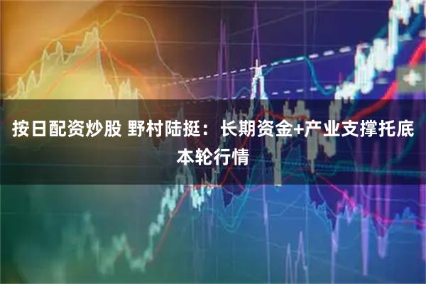 按日配资炒股 野村陆挺：长期资金+产业支撑托底本轮行情